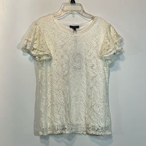 ADRIANA PAPEL TOP OFF WHITE SIZE M